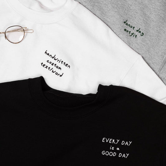 Geansaí Bróidnéireachta Cat Dubh nó Hoodie, Bronntanas Cat Dubh