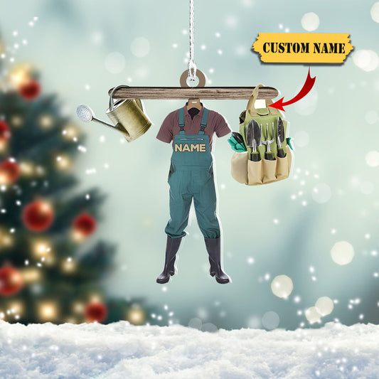 Love Garden custom shaped Ornament Christmas gift, Ornament Decoration, Ornament For Gift, Ornament Christmas