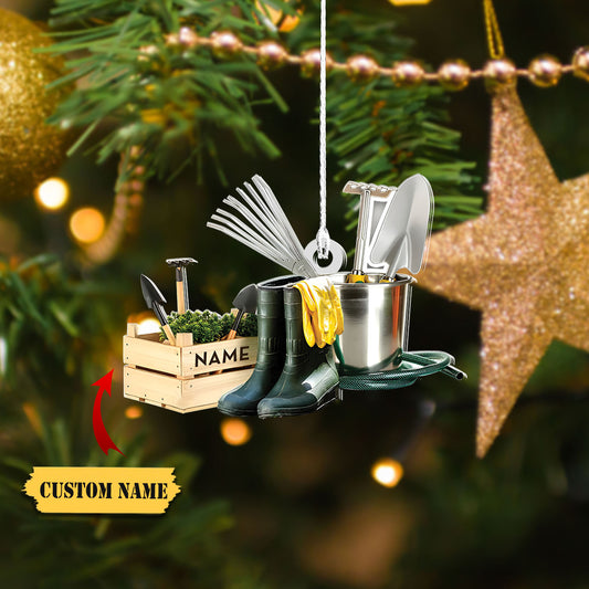 Love Garden custom shaped Ornament Christmas gift_Style 2_PACK 1 13, Ornament Decoration, Ornament For Gift, Ornament Christmas