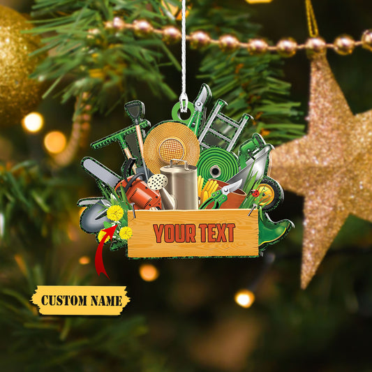 Love Garden custom shaped Ornament Christmas gift_Style 4_PACK 1 12, Ornament Decoration, Ornament For Gift, Ornament Christmas