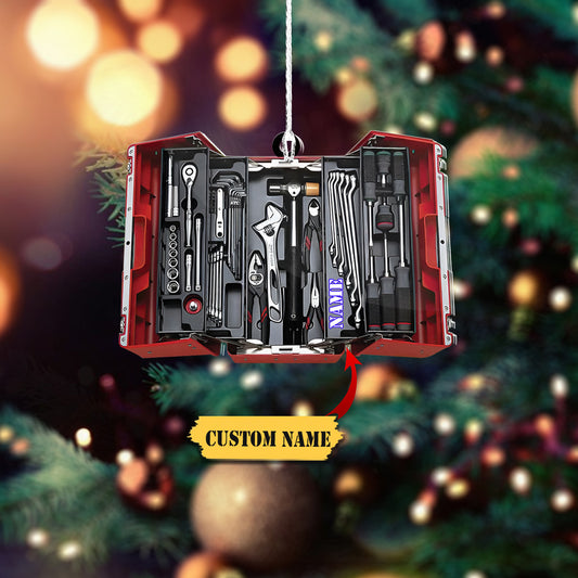 Mechanic 02 custom shaped acrylic christmas Ornament, gift for Mechanic, Ornament Decoration, Ornament For Gift, Ornament Christmas