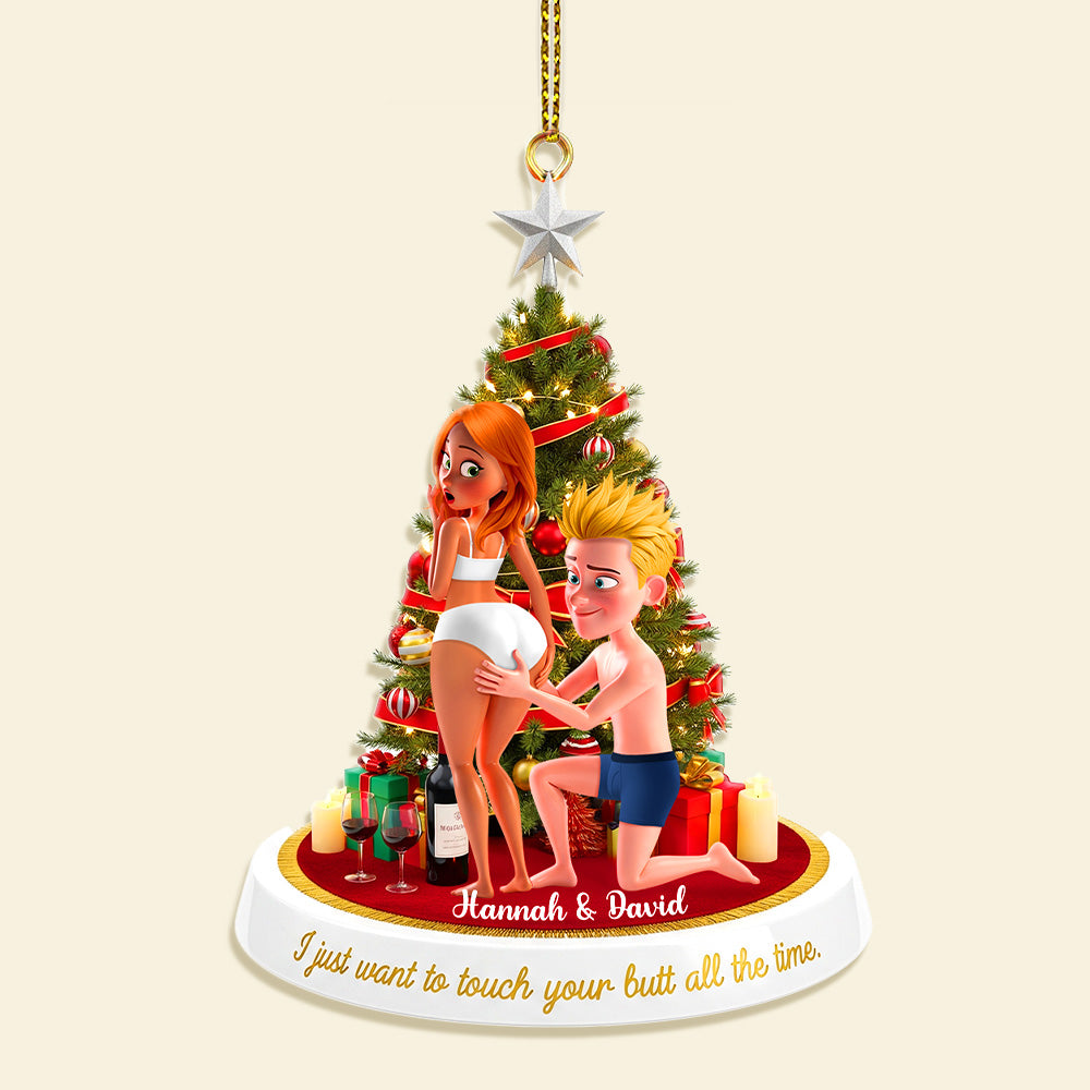 Funny Couple Christmas Ornament Personalized Gifts For Couple