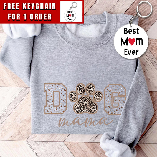 Dog Mama Sweatshirt, Dog Mom Gift, Dog Mama Sweatshirt, Dog Mom Sweatshirt for Women