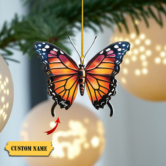 Personalized Butterfly Ornament3, Ornament Decoration, Ornament For Gift, Ornament Christmas