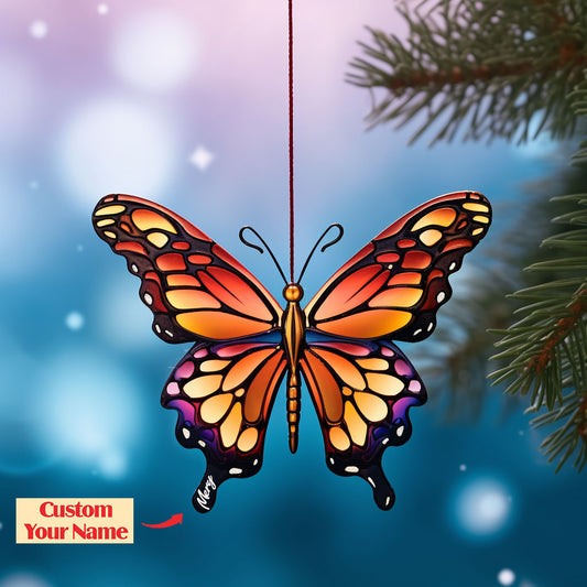 Personalized Butterfly Ornament4, Ornament Decoration, Ornament For Gift, Ornament Christmas