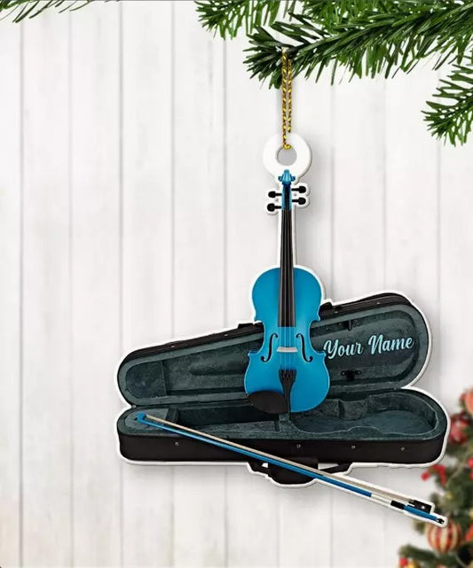 Personalized Cello Ornament - Orchestra Christmas Ornaments, Musical Instrument, Ornament Decoration, Ornament For Gift, Ornament Christmas