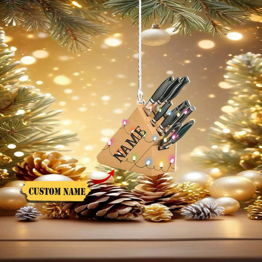 Personalized Chef Christmas Ornament 2023, Cooking Christmas Ornaments, Chef Uniform Ornament 2, Ornament Decoration, Ornament For Gift, Ornament Christmas