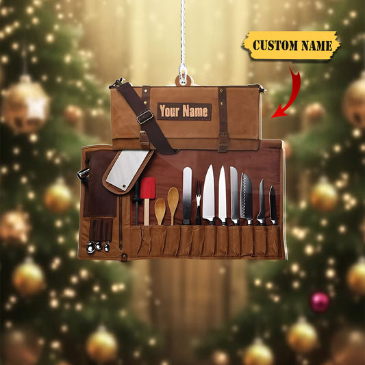 Personalized Chef Name CSO For Chef Custom Shape Ornament, Ornament Decoration, Ornament For Gift, Ornament Christmas