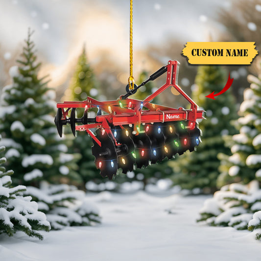 Personalized Christmas Agricultural machinery Ornament, Agricultural Christmas, Ornament Decoration, Ornament For Gift, Ornament Christmas
