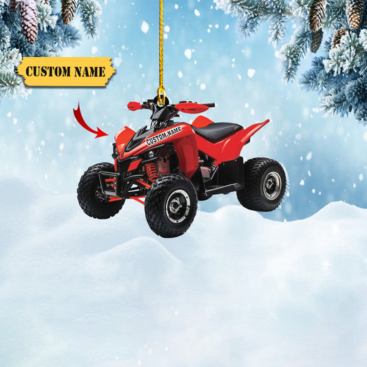 Personalized Customized Snowmobile Shoes Acrylic Christmas Ornament for Snowmobile Lovers (SM 5), Ornament Decoration, Ornament For Gift, Ornament Christmas
