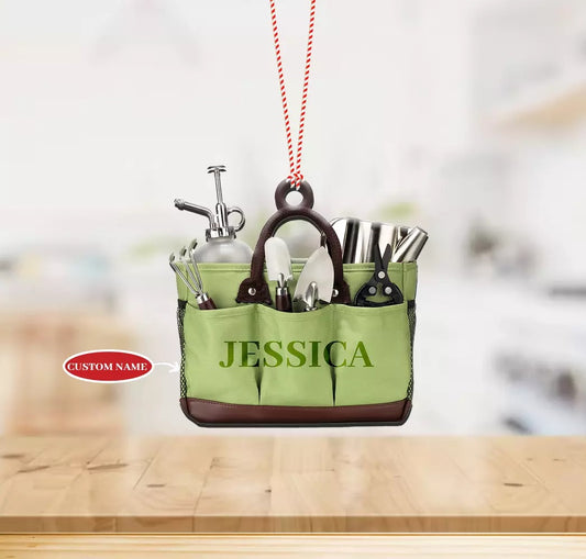 Personalized Gardening Christmas Ornament, Planting Gardener Xmas Ornament 4, Ornament Decoration, Ornament For Gift, Ornament Christmas
