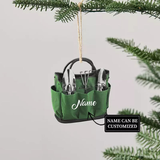Personalized Gardening Tools Ornament, Gardening Christmas Ornament, Gardener, Ornament Decoration, Ornament For Gift, Ornament Christmas