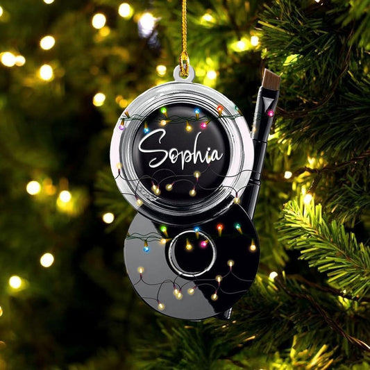 Personalized Makeup Tools Christmas Ornament 2023, Makeup Box Christmas Ornament Gift for Makeup Artist, Christmas Tree Decor for Makeup Shop43334, Ornament Decoration, Ornament Christmas
