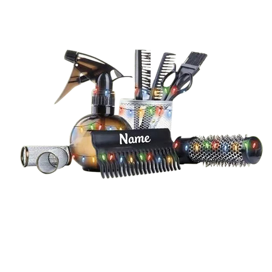 Personalized Name Hair Stylist Tool Christmas Ornament Custom Hair Stylist Tool, Ornament Decoration, Ornament Christmas