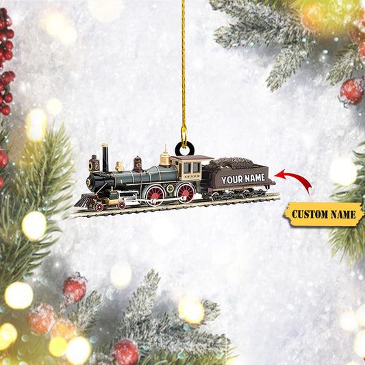 Personalized Railroader Christmas Ornament, Railroader Ornament, Christmas Gift for Railroader, Ornament Decoration, Ornament For Gift, Ornament Christmas