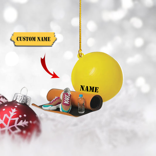 Personalized Workout Ornament, Gym Christmas Ornament, Fitness Ornament 56456, Ornament Decoration, Ornament For Gift, Ornament Christmas