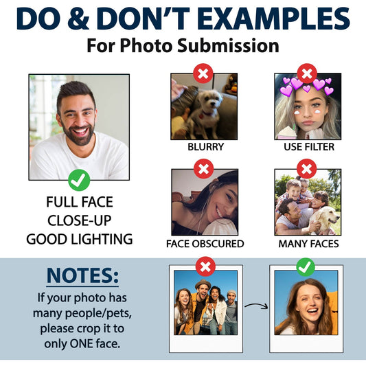 Custom Photo Cute Pattern - Gift For Pet Lovers - Personalized Fluffy Slippers