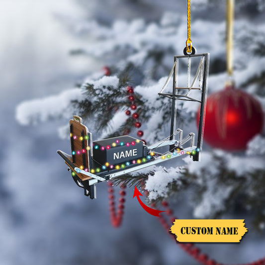 Pilates Equipment Hanging Ornament, Pilates Flat Ornament, Pilates Studio Decor 1, Ornament Decoration, Ornament For Gift, Ornament Christmas