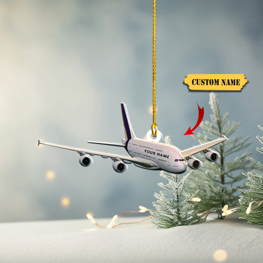 Podagree Personalized Airplane Ornaments for Christmas Tree - Airplane Christmas Ornament 2023, Pilot Airplane Captain Christmas Tree 2023, Pilot Ornament Xmas Gifts Christm, Ornament Decoration, Ornament For Gift, Ornament Christmas