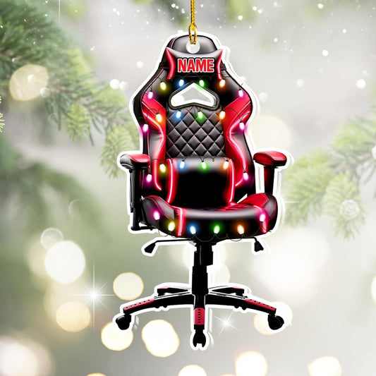 Podagree Personalized Name PC Computer Ornament Christmas, Shape Flat Christmas Ornament for Gamer, Gaming Gamer Christmas Ornament Gift for Boys456767, Ornament Decoration, Ornament For Gift, Ornament Christmas