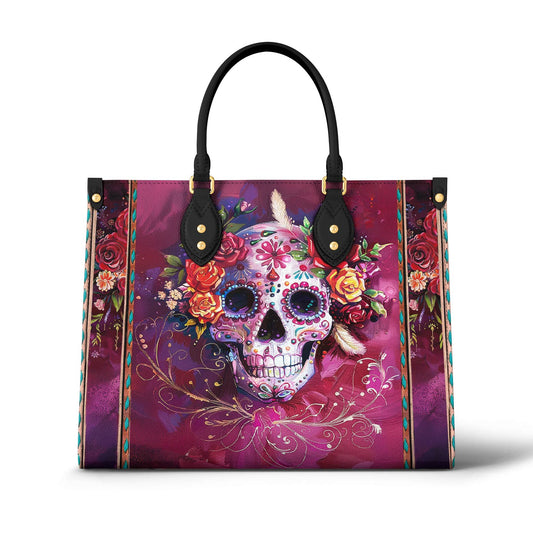 Leather Bag Fiesta Skull