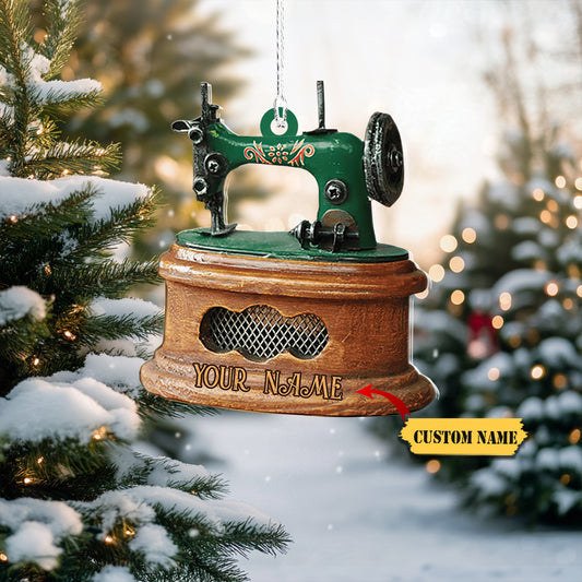 Sewing Machine Collection - Personalized Christmas Sewing Ornament, Ornament Decoration, Ornament For Gift, Ornament Christmas