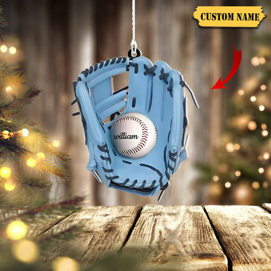 Softball Acrylic Ornament, girls softball ornaments, Gift For Softball Player, American Softball Christmas ornament, Ornament Decoration, Ornament For Gift, Ornament Christmas