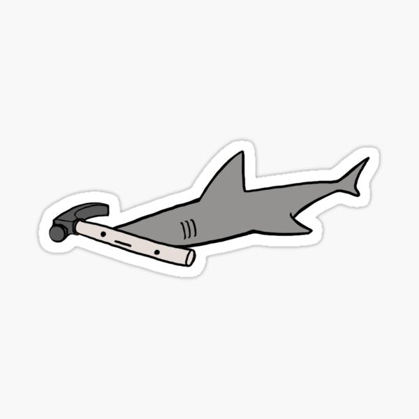 Hammerhead Shark Sticker