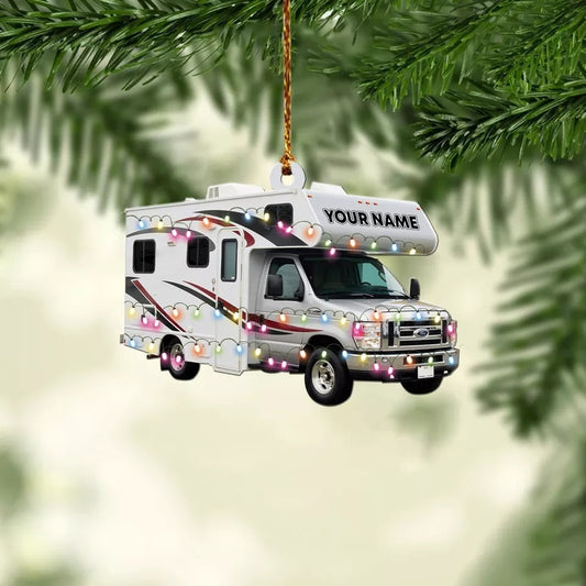 Travel Trailers Christmas Ornament, Camper Van tree hanging Xmas Ornament decor4545, Ornament Decoration, Ornament For Gift, Ornament Christmas