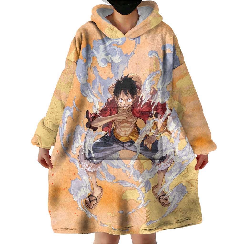 Monkey D. Luffy - One Piece Wearable Blanket Hoodie Anime Style TS04