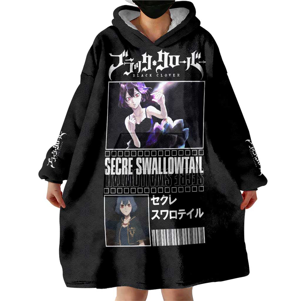 Secre Swallowtail - Black Clover Wearable Blanket Hoodie Anime Style TS04