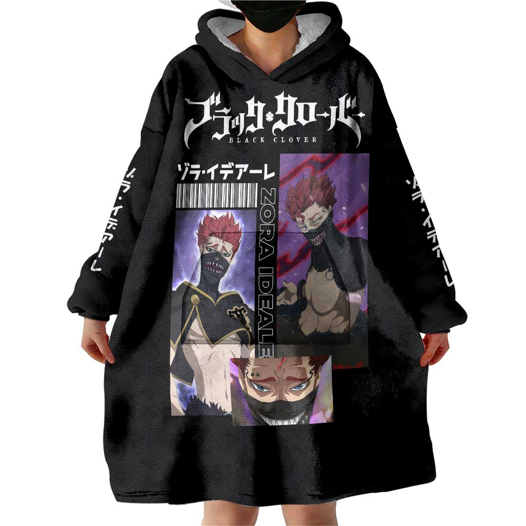 Zora Ideale - Black Clover Wearable Blanket Hoodie Anime Style TS04