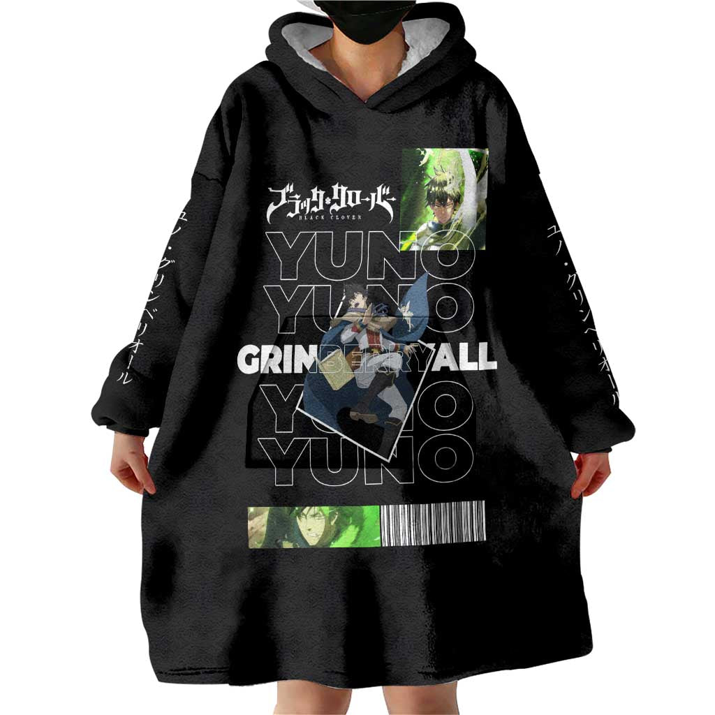 Yuno Grinberryall - Black Clover Wearable Blanket Hoodie Anime Style TS04