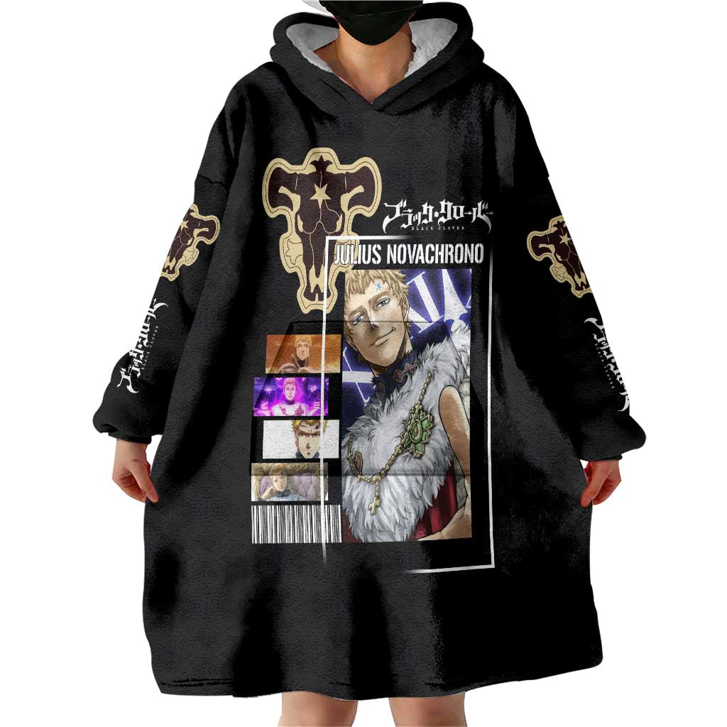 Julius Novachrono - Black Clover Wearable Blanket Hoodie Anime Style TS04