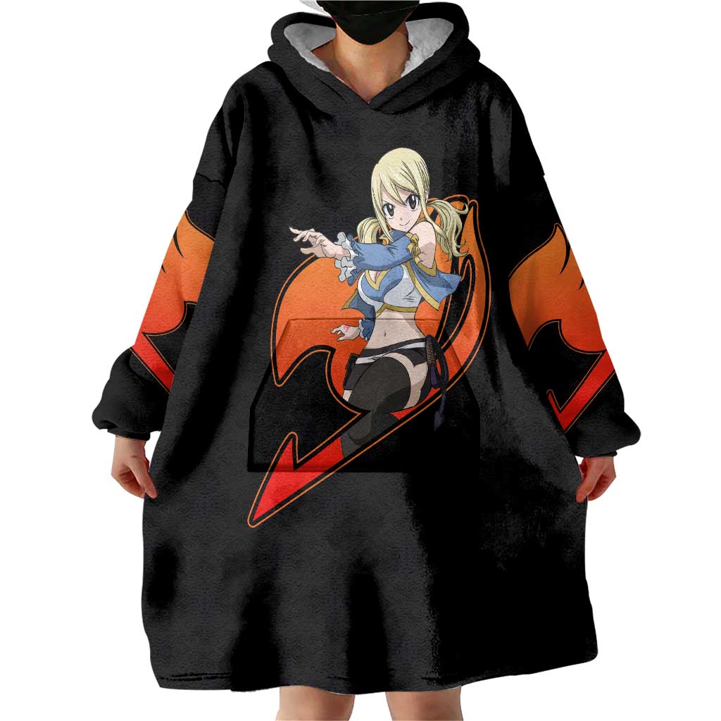 Lucy Heartfilia - Fairy Tail Wearable Blanket Hoodie Anime Style TS04