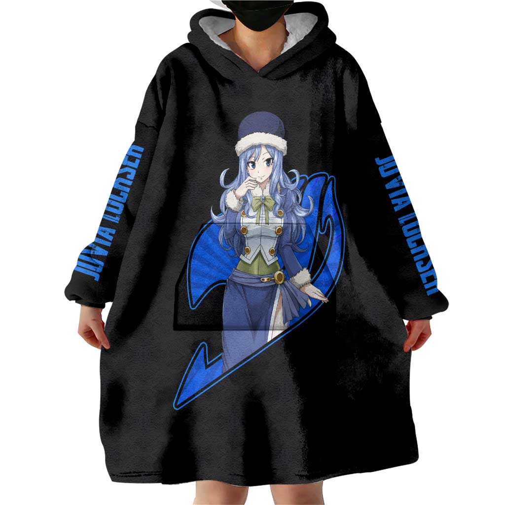 Juvia Lockser - Fairy Tail Wearable Blanket Hoodie Anime Style TS04