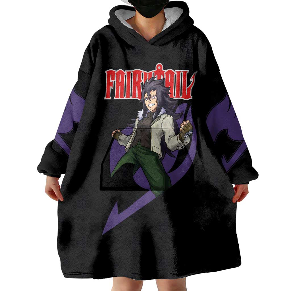 Gajeel Redfox - Fairy Tail Wearable Blanket Hoodie Anime Style TS04