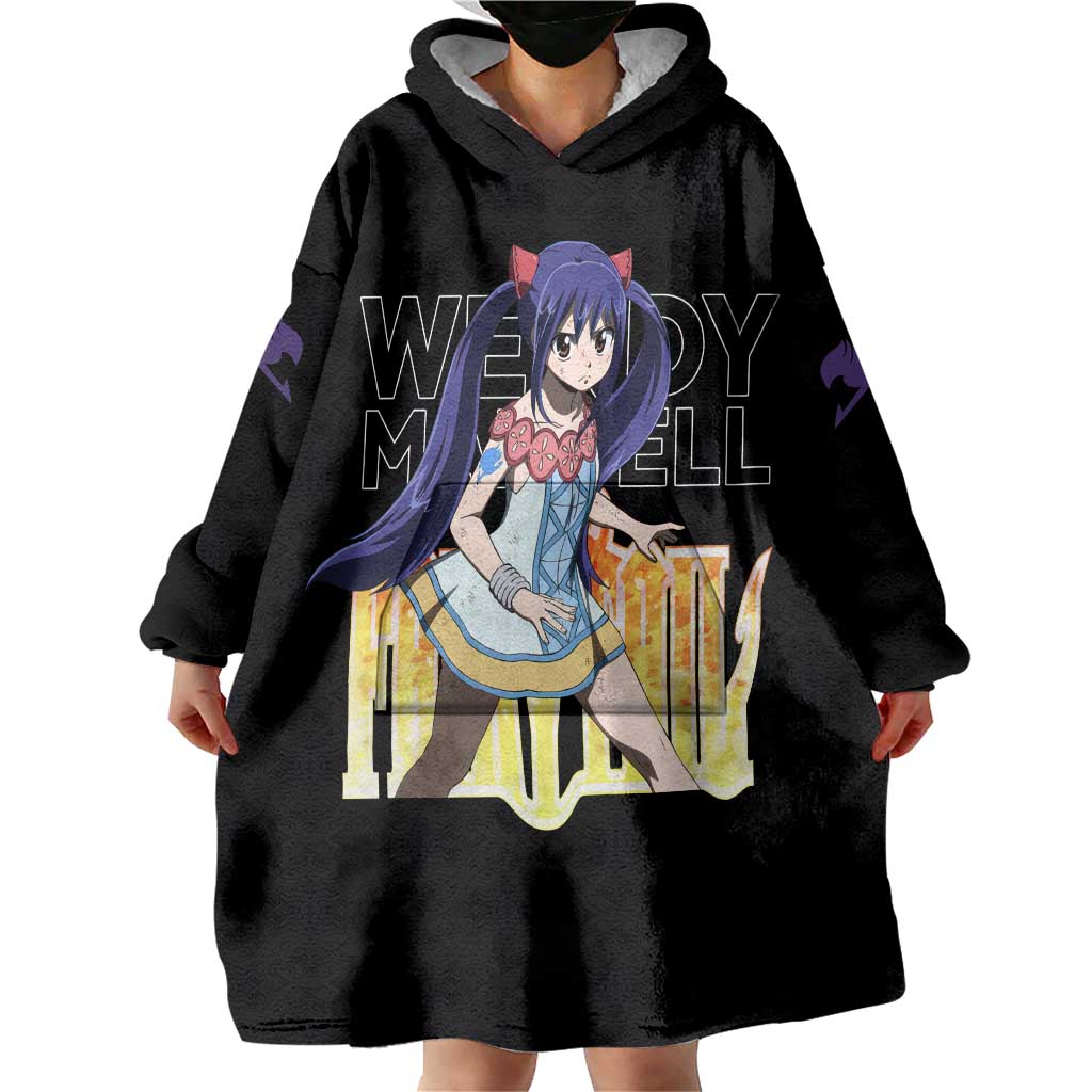 Wendy Marvell - Fairy Tail Wearable Blanket Hoodie Anime Style TS04