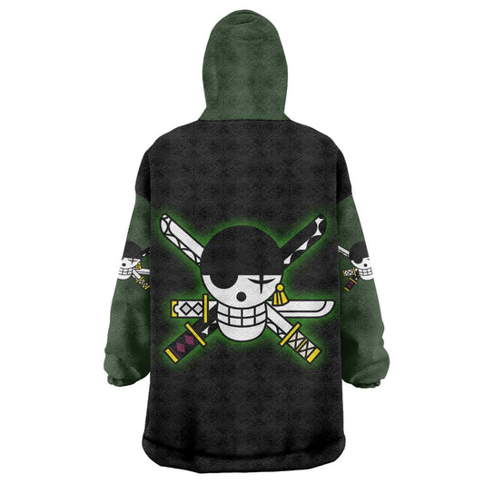 Roronoa Zoro - One Piece Wearable Blanket Hoodie Anime Style TS04