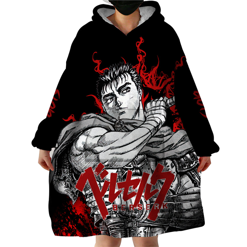 Guts Wearable Blanket Hoodie Berserk TS04