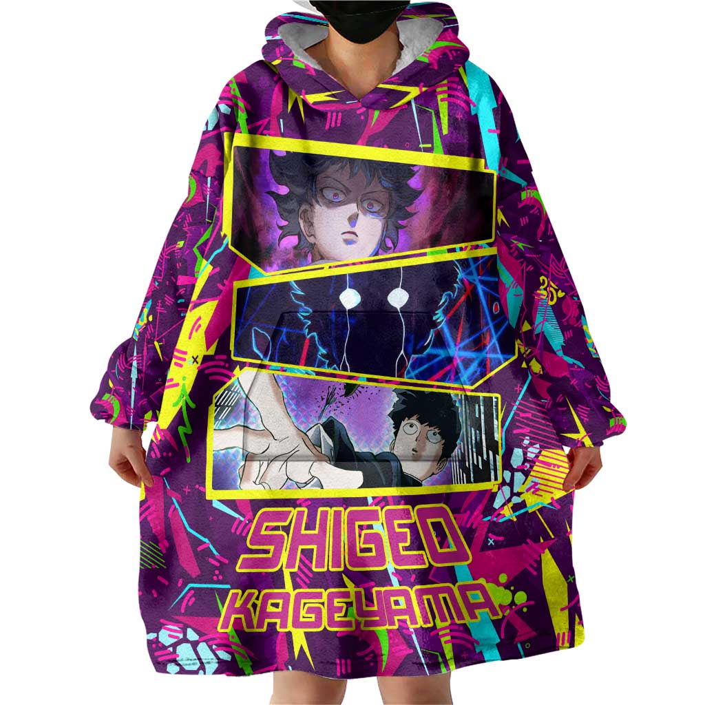Shigeo Kageyama - Mob Psycho 100 Wearable Blanket Hoodie Anime Style TS04