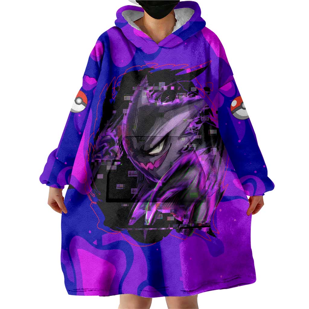 Gengar - Poke Wearable Blanket Hoodie Anime Style TS04