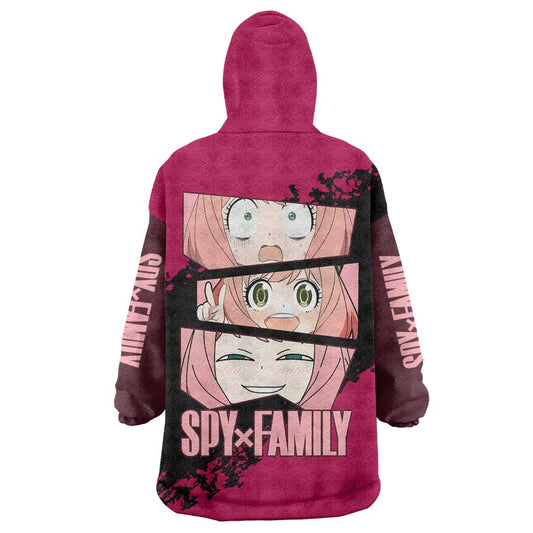Anya - Spy X Family Wearable Blanket Hoodie Anime Style TS04