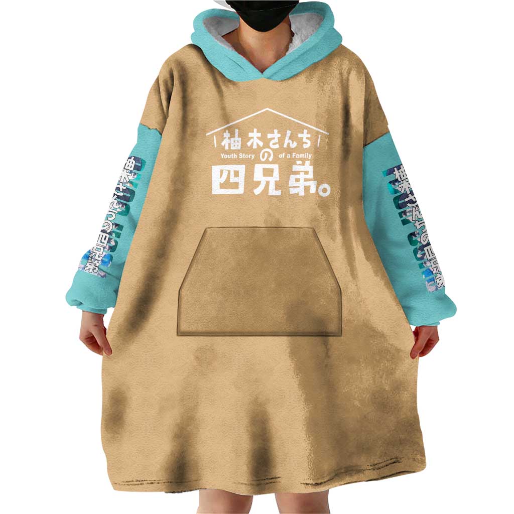 The Yuzuki Familys Four Sons Wearable Blanket Hoodie Japan Anime Style TS04