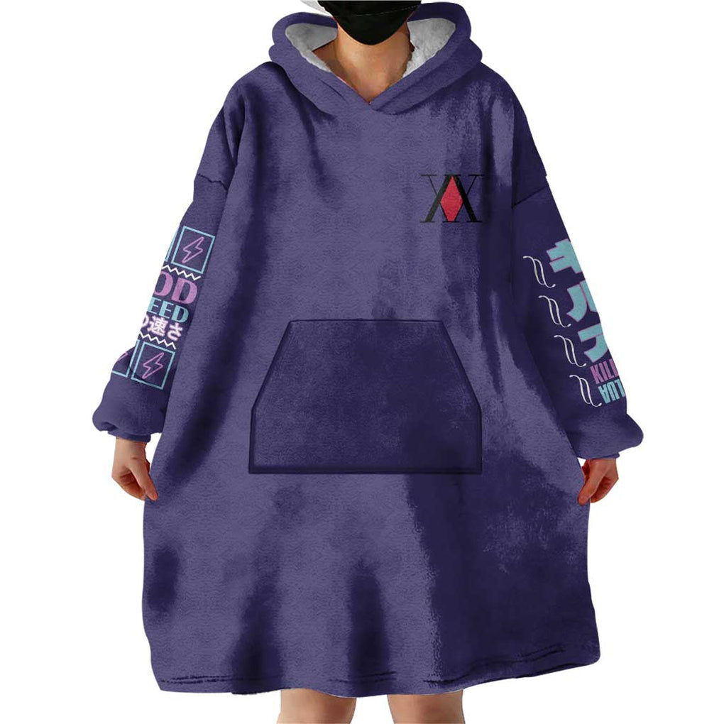 Killua Zoldyck V2 Hunter x Hunter Wearable Blanket Hoodie Anime Style TS04