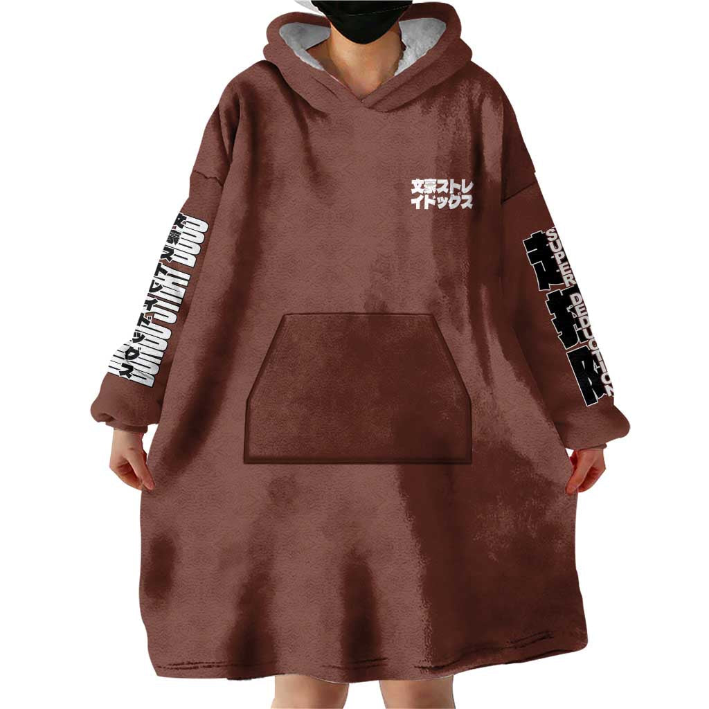 Edogawa Ranpo Bungou Stray Dogs Wearable Blanket Hoodie Japan Anime Style TS04