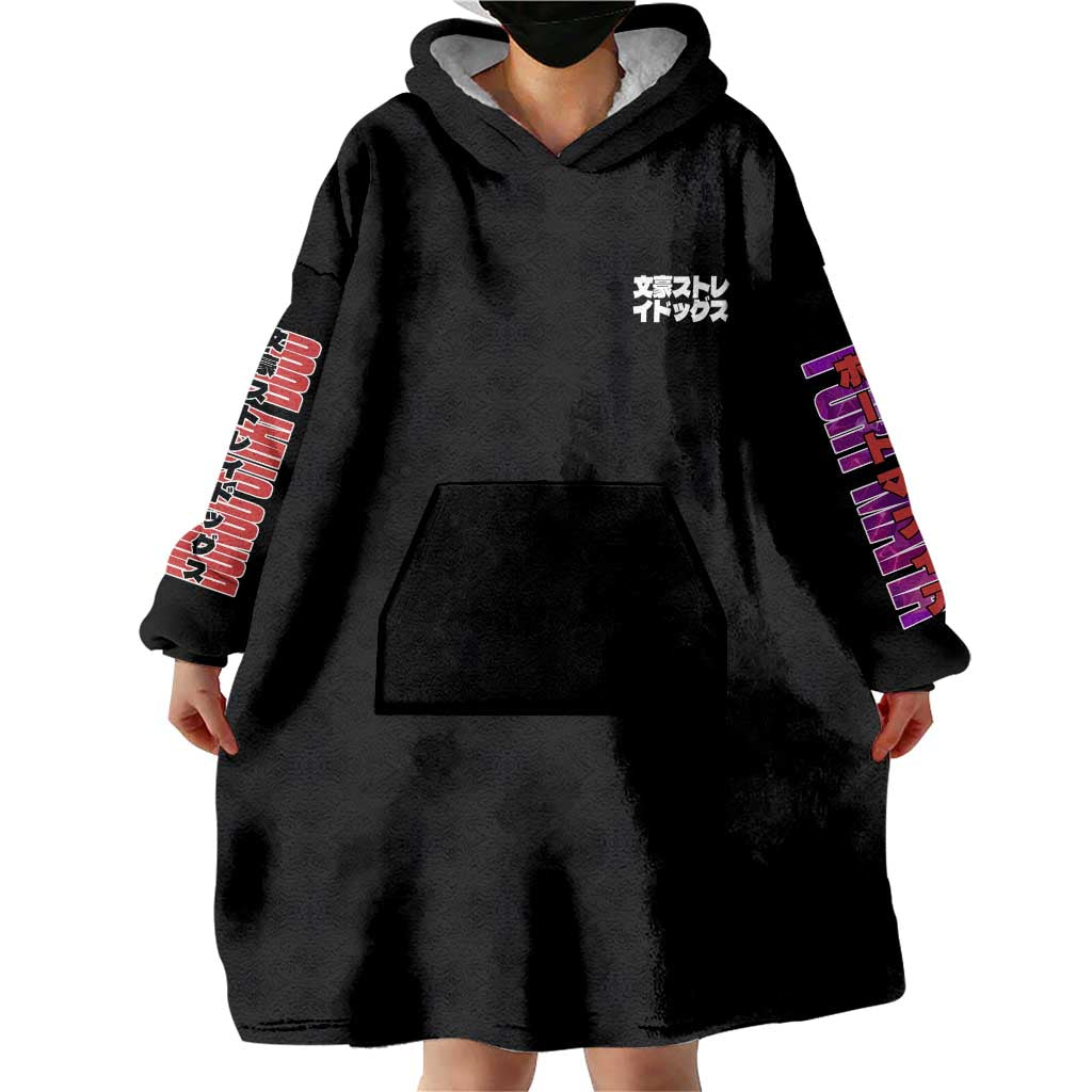 Ryunosuke Akutagawa Bungou Stray Dogs Wearable Blanket Hoodie Japan Anime Style TS04