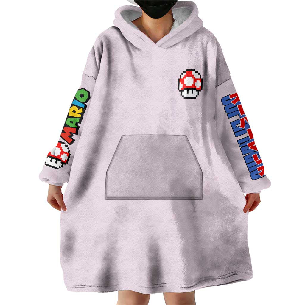 Toad Mario Bros Wearable Blanket Hoodie Japan Anime Style TS04