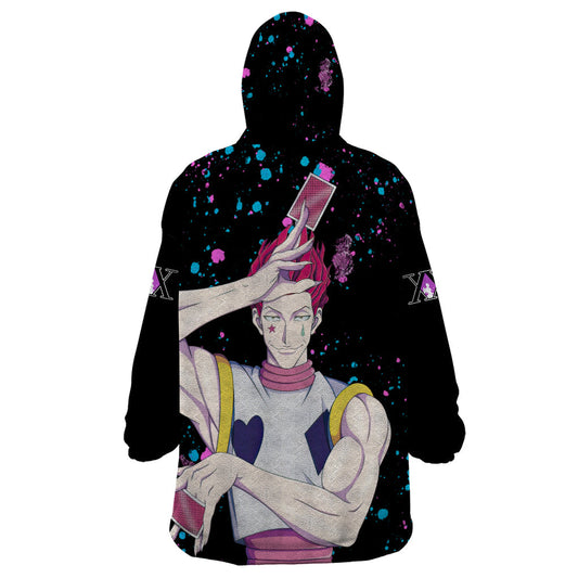 Hisoka Morow Wearable Blanket Hoodie Hunter X Hunter TS04