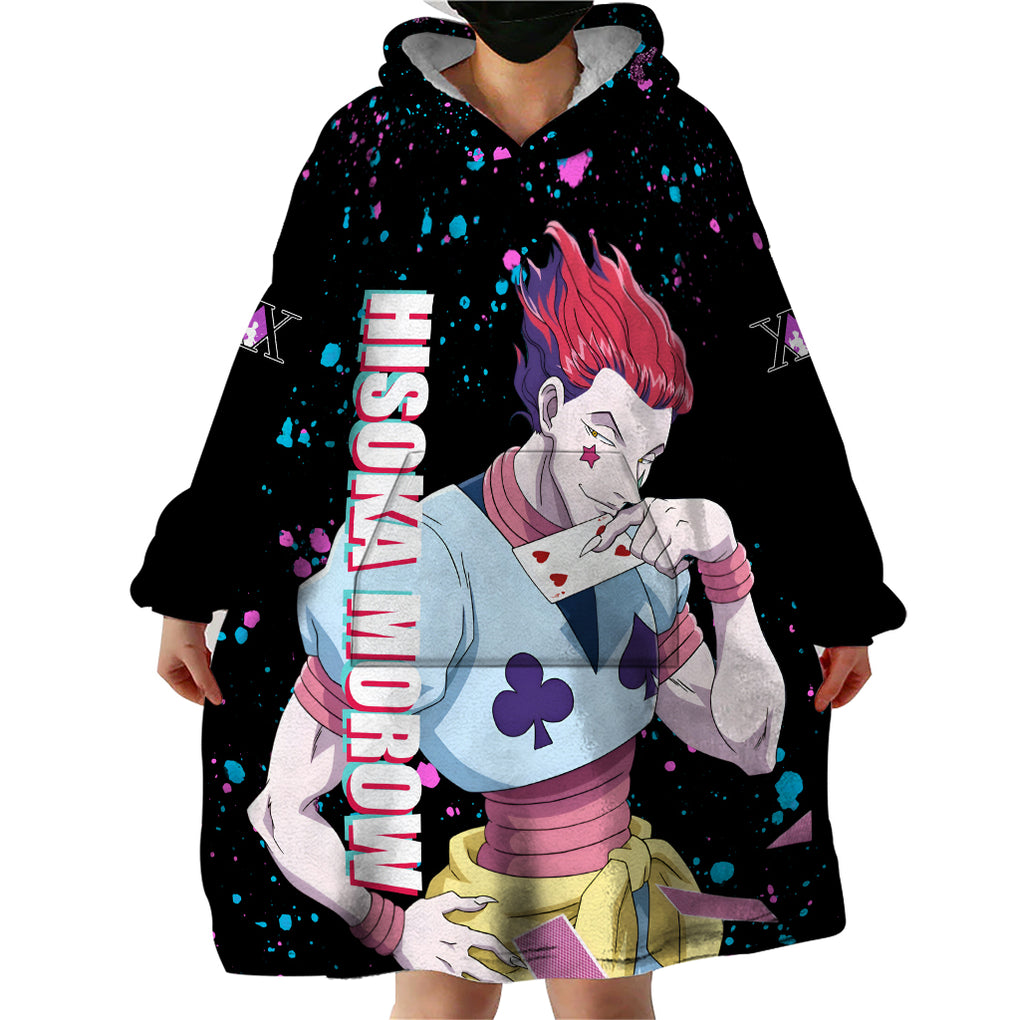 Hisoka Morow Wearable Blanket Hoodie Hunter X Hunter TS04